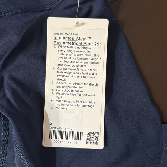 Lululemon Align Asymmetrical Pant 25” - Picture 9 of 10